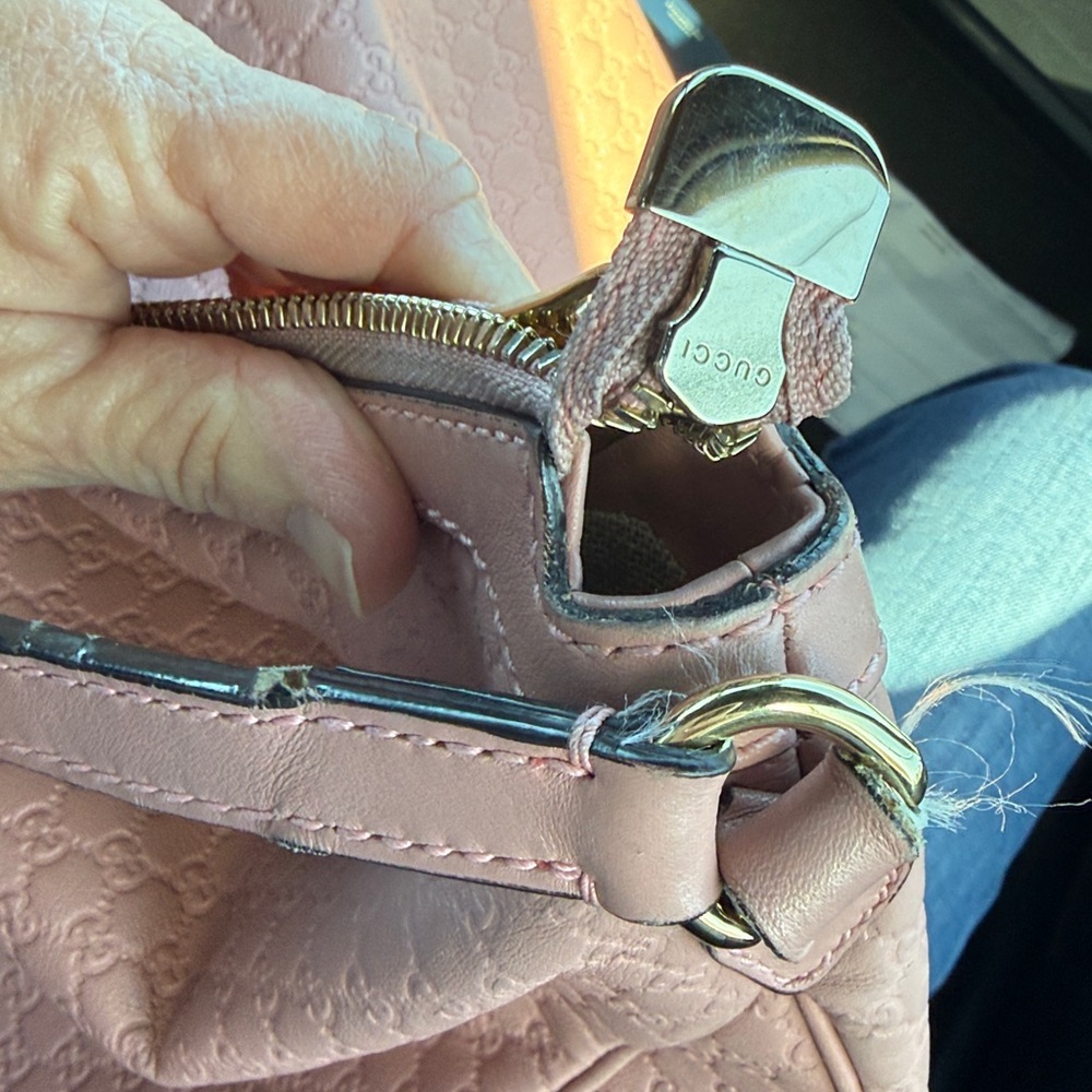 Gucci leather Bree Hobo - Picture 13 of 16